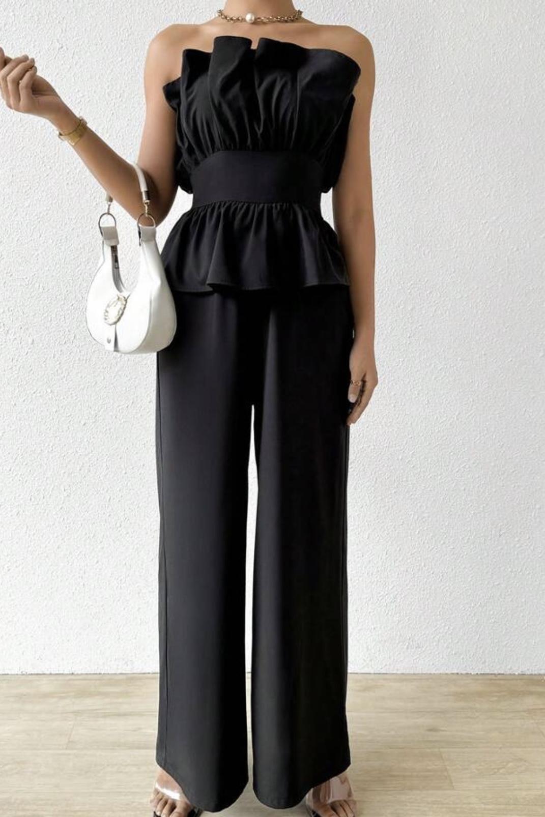 Enterizo Couture Palazzo (STR-020)
